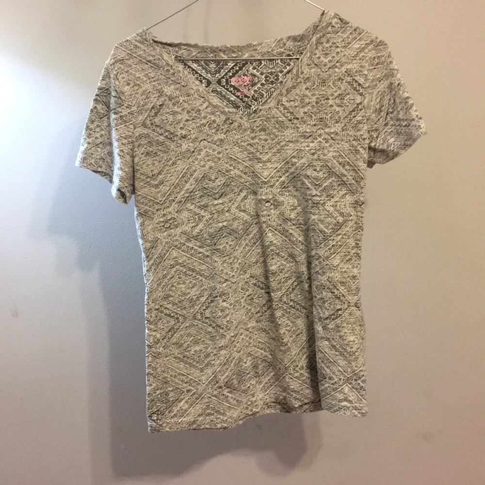 Mossimo V-Neck Aztec Print Tee - Picture 1 of 2